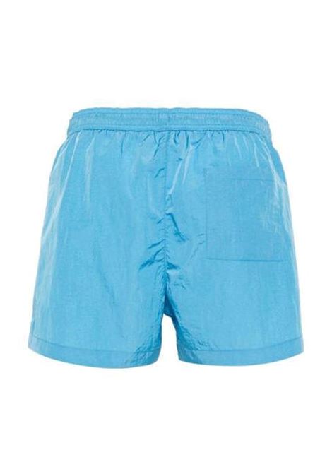 Costume Calvin Klein Logo Patch Short Drawstring Turchese Uomo CALVIN KLEIN SWIMWEAR | Costumi | KM0KM00979-CGY